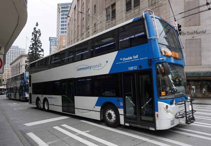 Community Transit ADL Enviro500 10812 & Enviro500MMC 15814